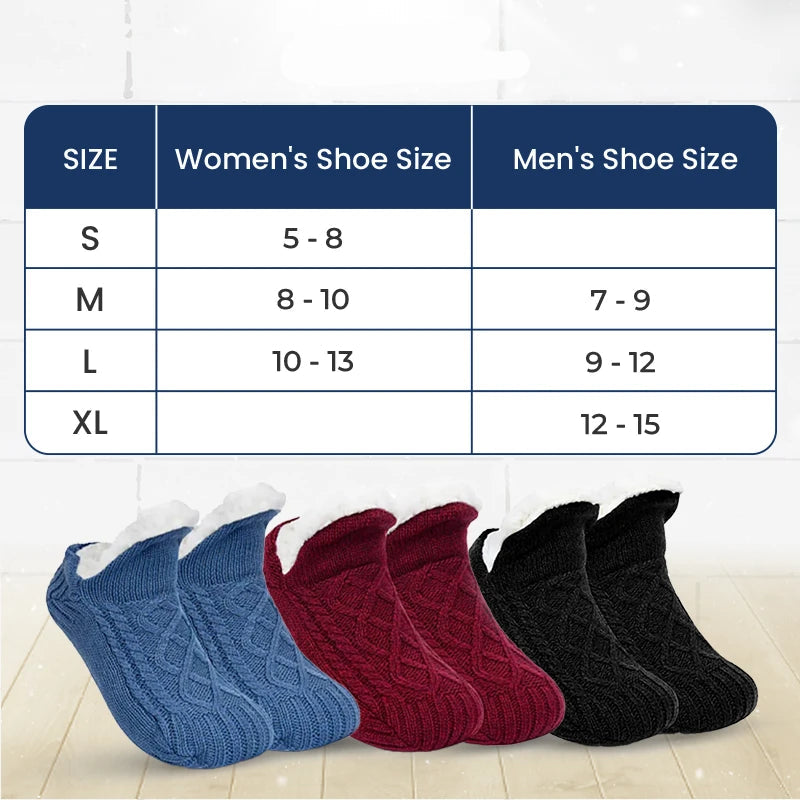 Hygo Fleece-Lined Non-Slip Thermal Slippers Socks-Buy 2 Pcs Get Free Shipping