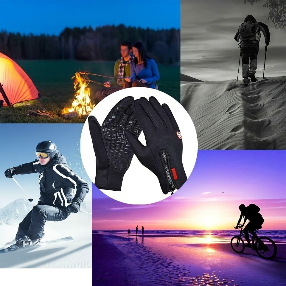 HygoSport™ Waterproof Thermal Touchscreen Gloves – Windproof Winter Gloves for Outdoor Work, Driving & Sports