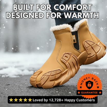 Hygo Unisex Waterproof Fleece-Lined Winter Boots with Arch Support