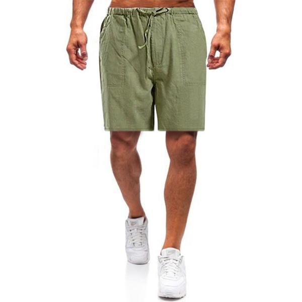 Hygosport Men's linen loose casual shorts