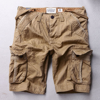 Hygosport Casual Camo Large Pocket Men's Shorts