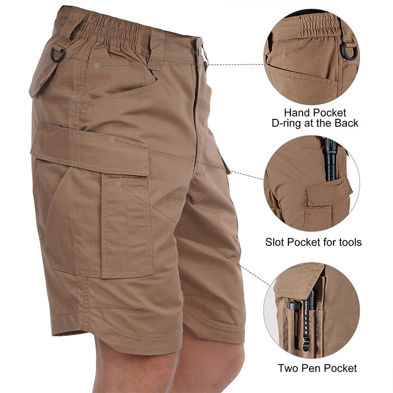 HygoSport Men’s Ripstop Cargo Work Shorts
