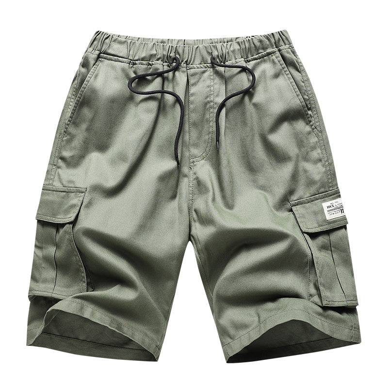 Large size cargo shorts, men's camouflage sports shorts