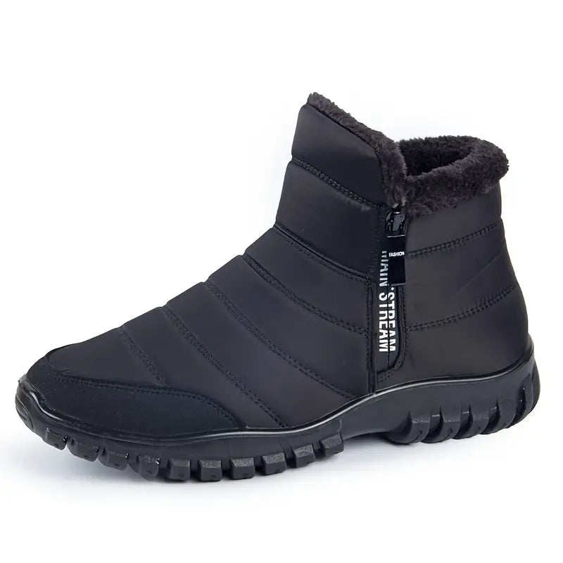 Thick Warm Cotton Zipper Shoes – Cozy Feet & Comfortable Fit