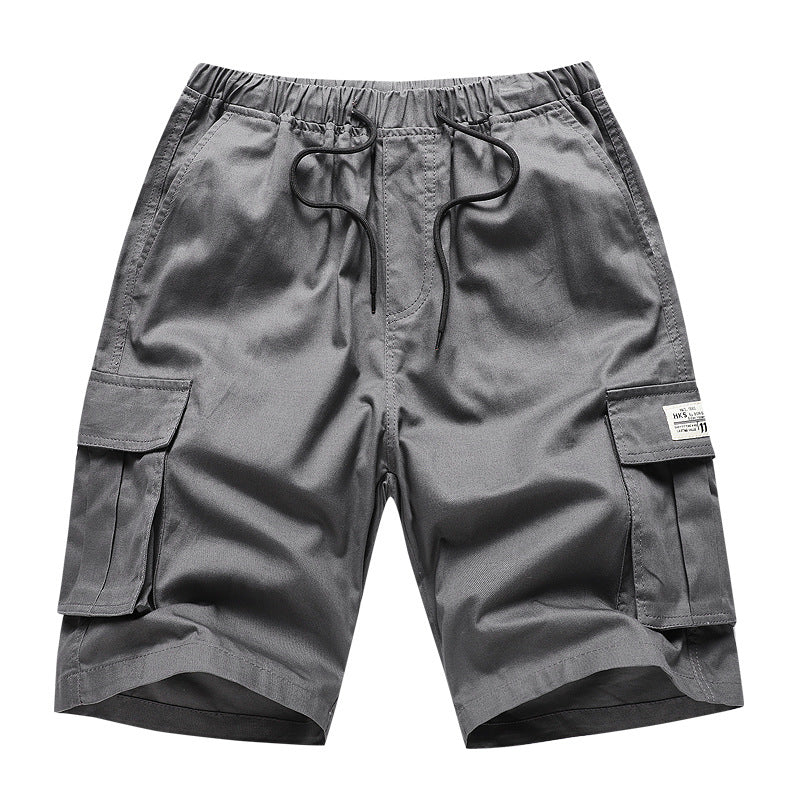 Large size cargo shorts, men's camouflage sports shorts