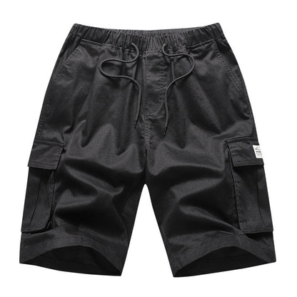 Large size cargo shorts, men's camouflage sports shorts