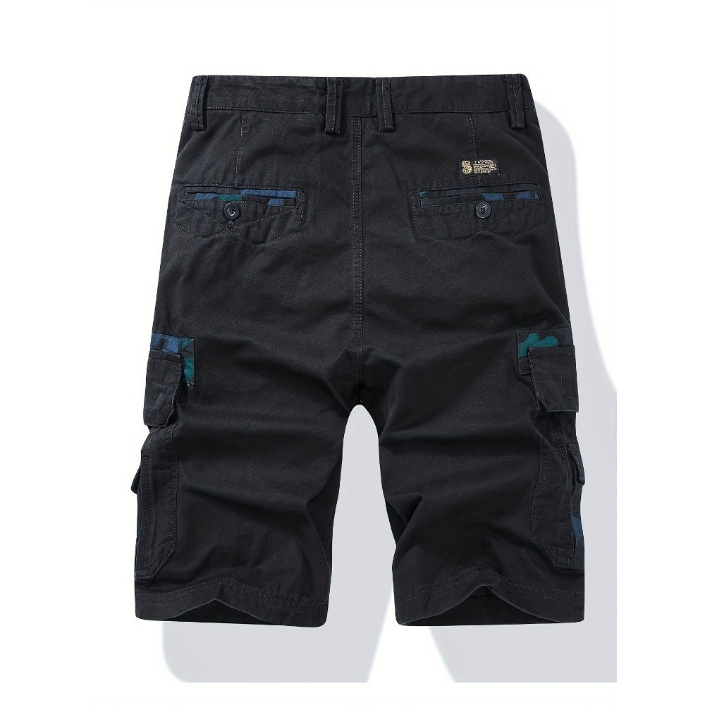 Hygosport 100% Cotton Camo Men's Cargo Shorts