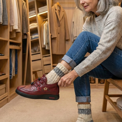 Hygo Floral – Winter Shoes for Warmth, Comfort & Style ❄🌸