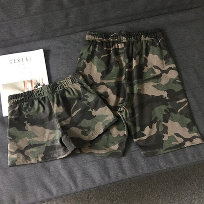 Hygosport Comfortable Fashionable Military Green Couple Shorts