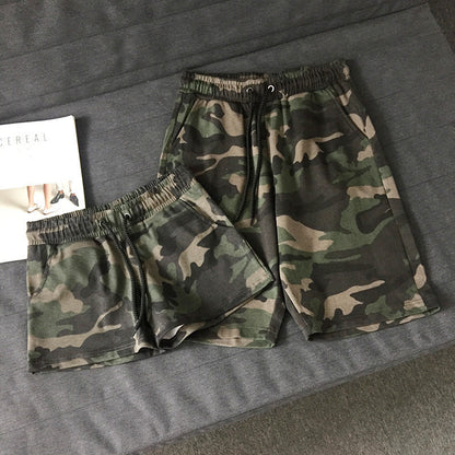 Hygosport Comfortable Fashionable Military Green Couple Shorts