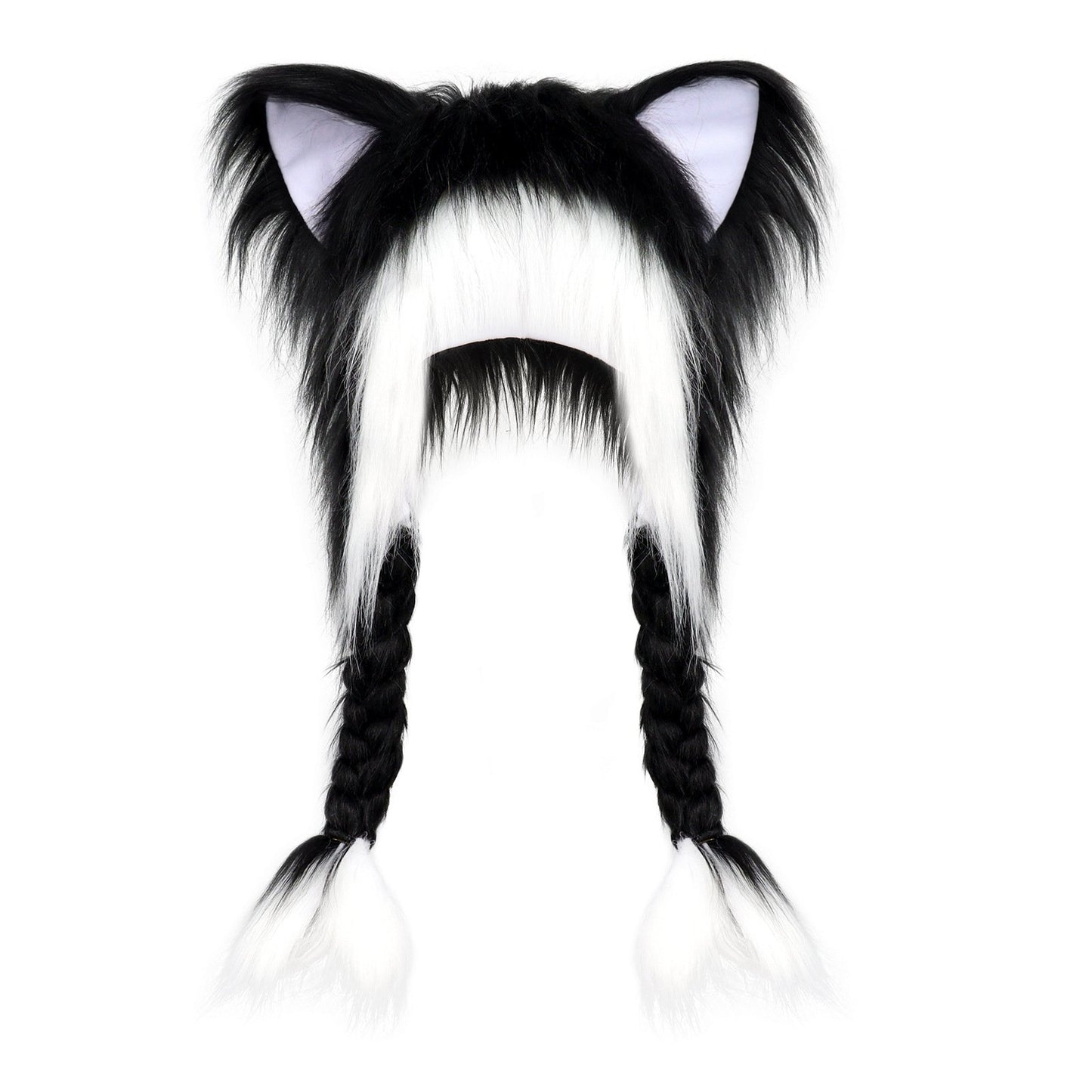 ⚡ Flash Sale – Fluffy Cat Ear Hat | Halloween & Christmas Cozy Plush Headwear