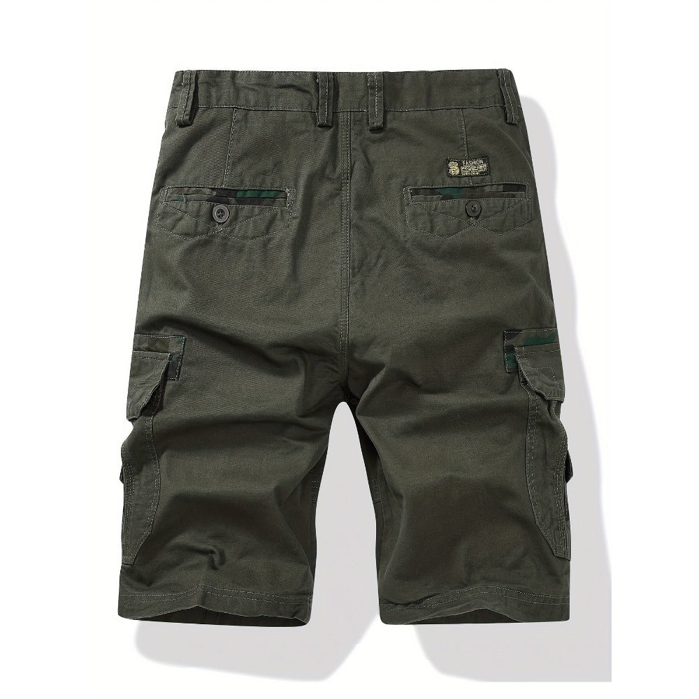 Hygosport 100% Cotton Camo Men's Cargo Shorts