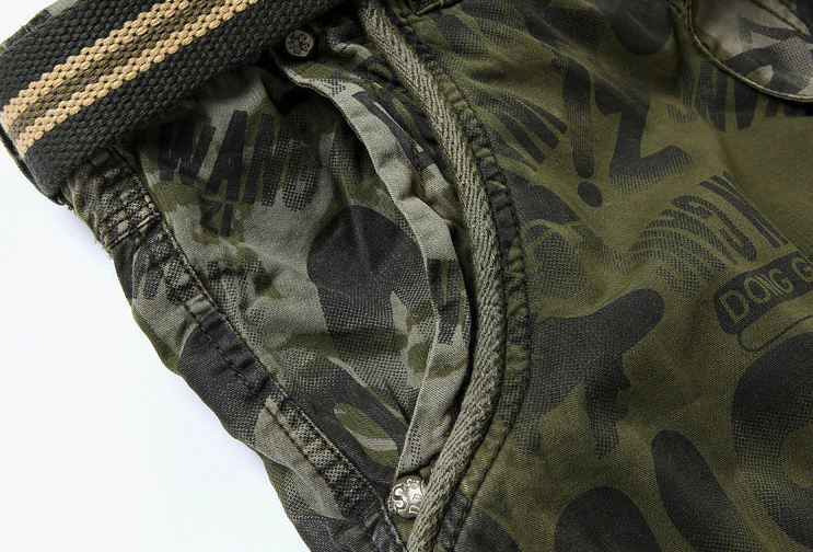 Hygosport Outdoor Leopard Camouflage Shorts