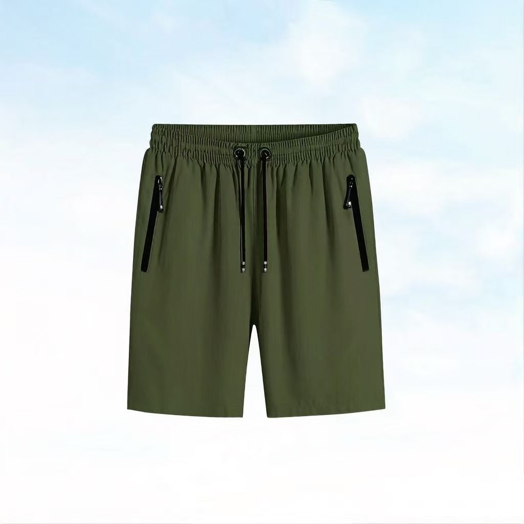 Ice Silk Stretch Quick-Dry Shorts-Unisex