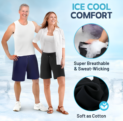 Ice Silk Stretch Quick-Dry Shorts-Unisex