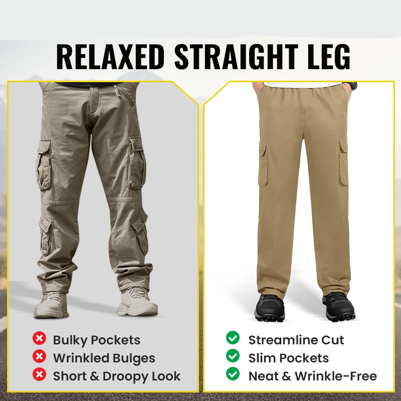 Hygo FlexRover - Ultra Comfort Flex Fit Cargo Pant