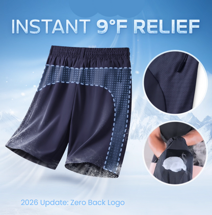 Hygo ArcticMove - Ultra-Breathable Ice Silk Stretch Shorts