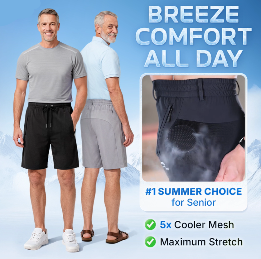 Hygo ArcticMove - Ultra-Breathable Ice Silk Stretch Shorts