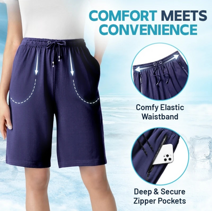 Ice Silk Stretch Quick-Dry Shorts-Unisex