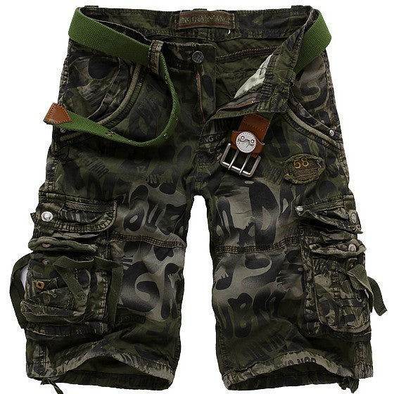 Hygosport Outdoor Leopard Camouflage Shorts