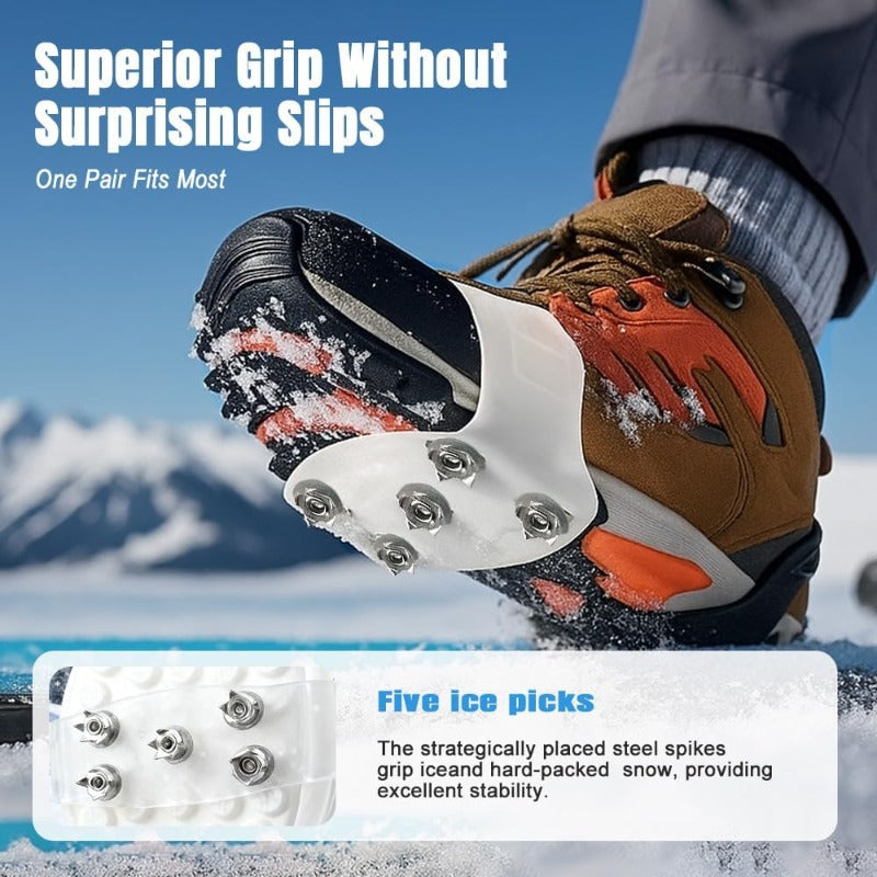 Ice Cleats for Shoes – Anti-Slip Traction Spikes for Snow & Ice