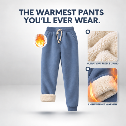 Hygo Women's Thermal Sherpa Fleece-Lined Jogger Pants