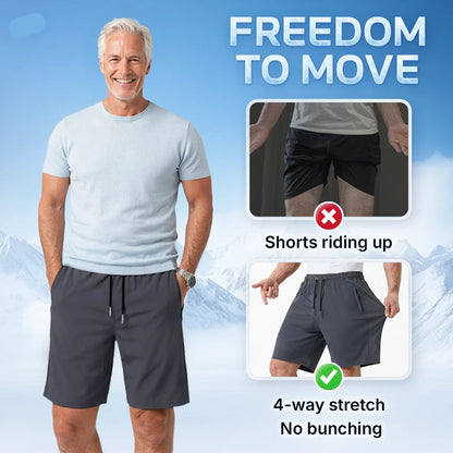 Hygo ArcticMove - Ultra-Breathable Ice Silk Stretch Shorts