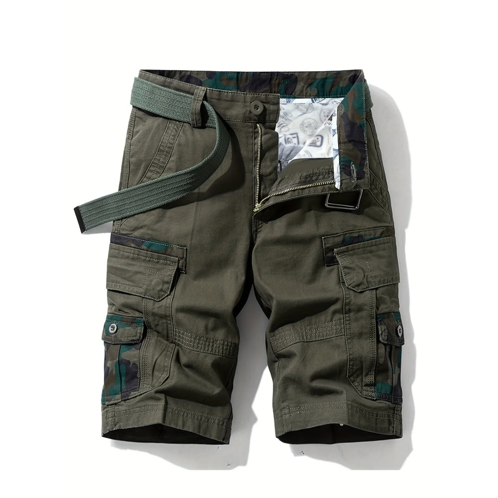 Hygosport 100% Cotton Camo Men's Cargo Shorts