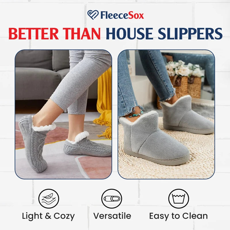 Hygo Fleece-Lined Non-Slip Thermal Slippers Socks-Buy 2 Pcs Get Free Shipping