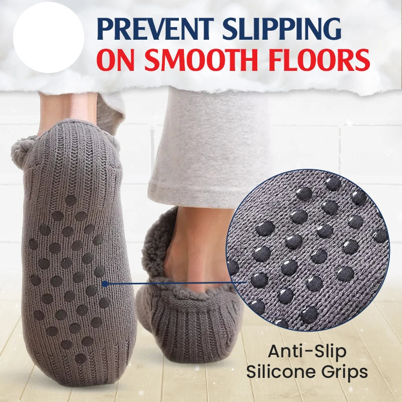 Hygo Fleece-Lined Non-Slip Thermal Slippers Socks-Buy 2 Pcs Get Free Shipping