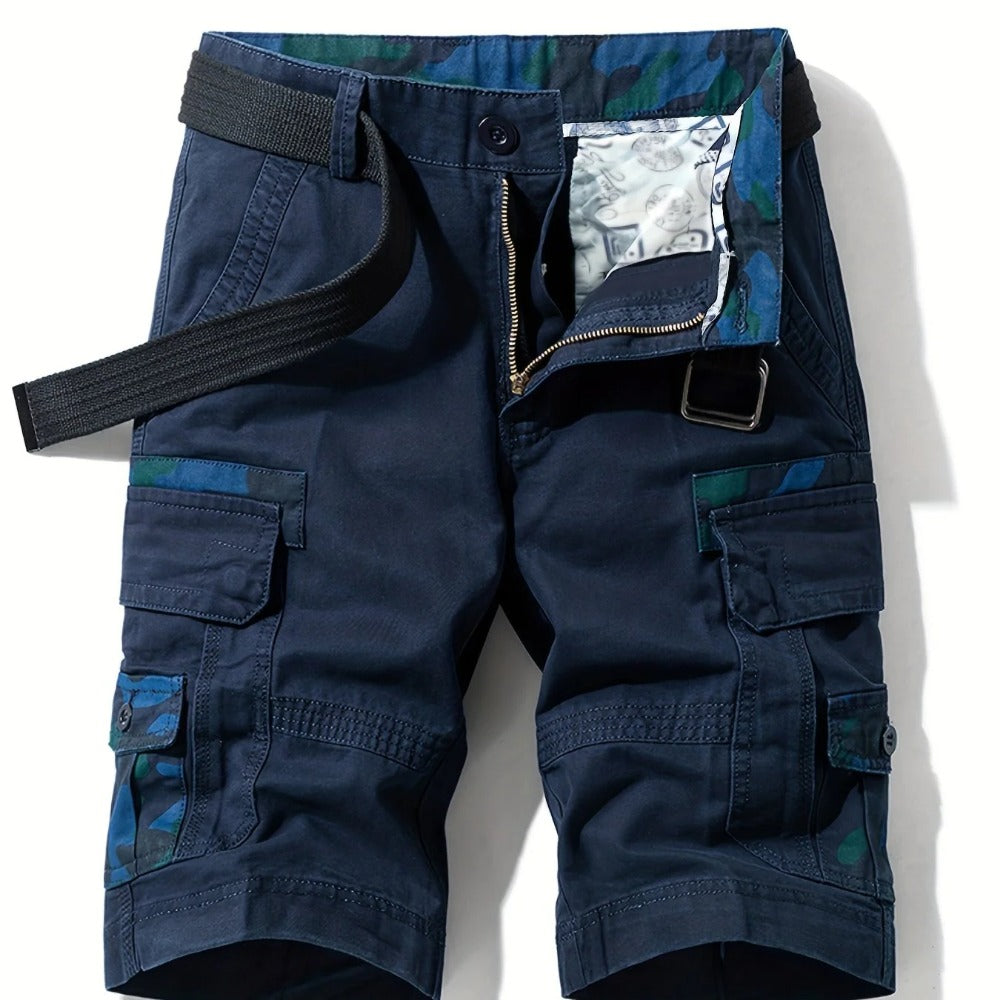Hygosport 100% Cotton Camo Men's Cargo Shorts