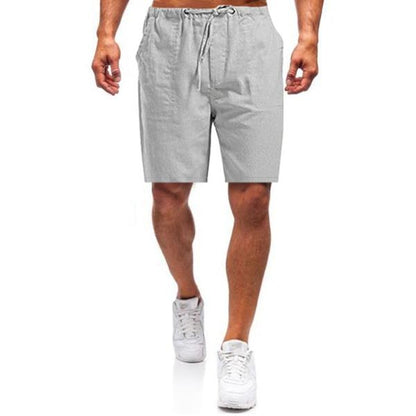 Hygosport Men's linen loose casual shorts