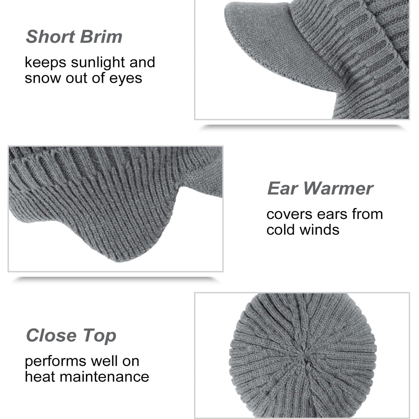 HygoSport Elastic Warm Ear Protection Knitted Hat