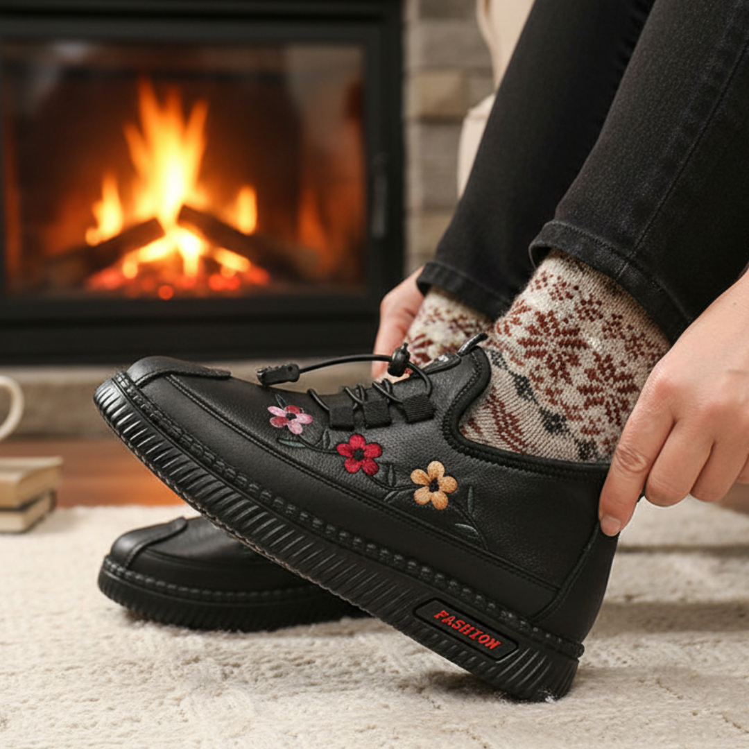 Hygo Floral – Winter Shoes for Warmth, Comfort & Style ❄🌸