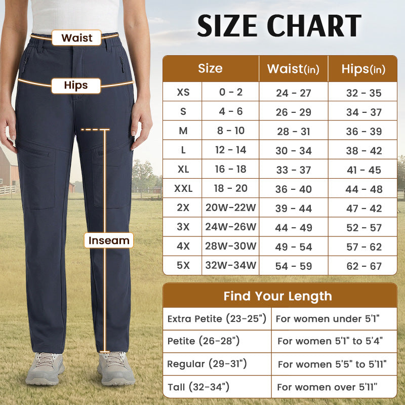 Hygo FlexLaria Women’s Stretch Utility Cargo Pants