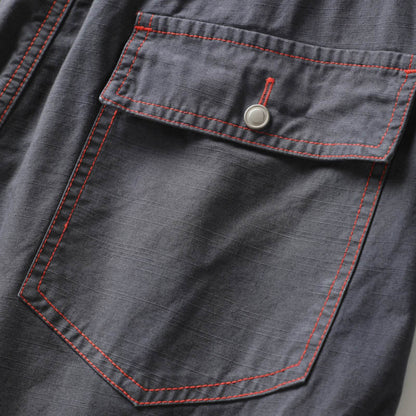 Hygosport Solid Color Casual Green Washed Cotton Lightweight Men's Shorts