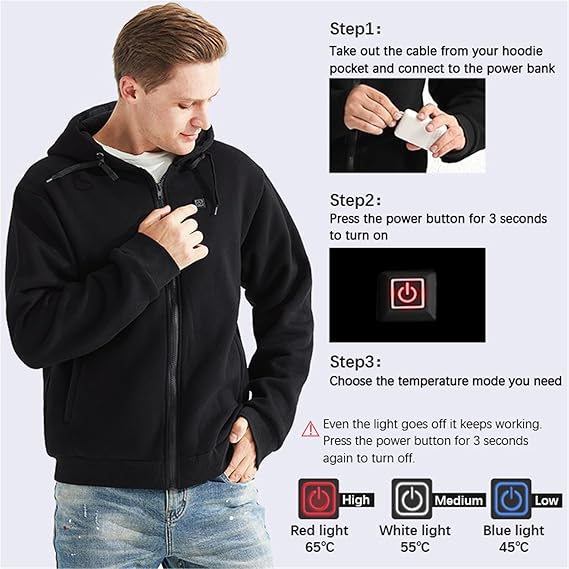 Unisex Heated Hoodie