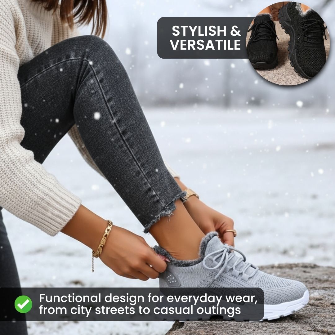 Women's Warm Orthopedic Walking Shoes – Arch Support & All-Day Comfort
