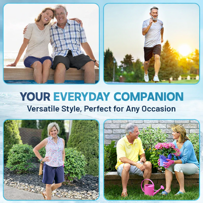 Ice Silk Stretch Quick-Dry Shorts-Unisex