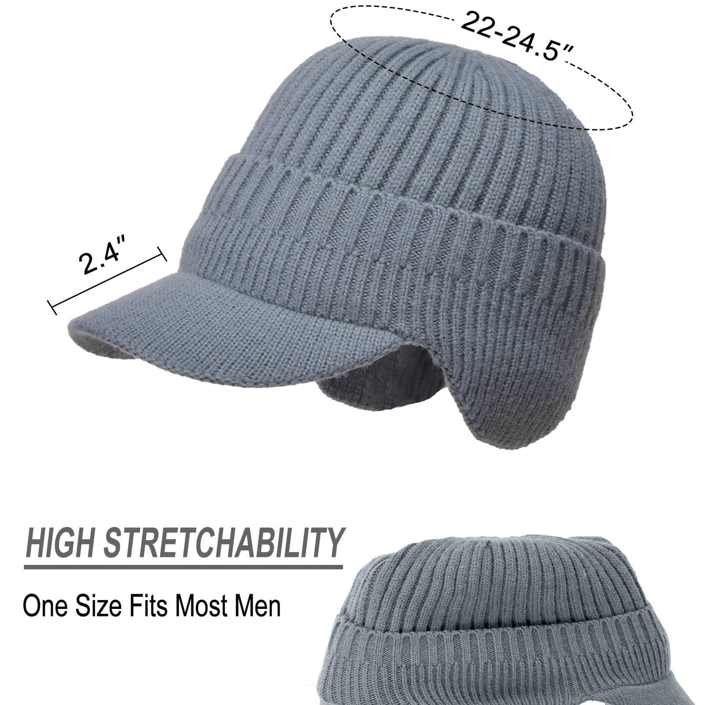 HygoSport Elastic Warm Ear Protection Knitted Hat