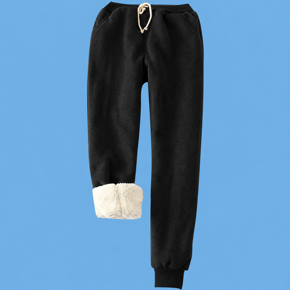 Hygo Women's Thermal Sherpa Fleece-Lined Jogger Pants