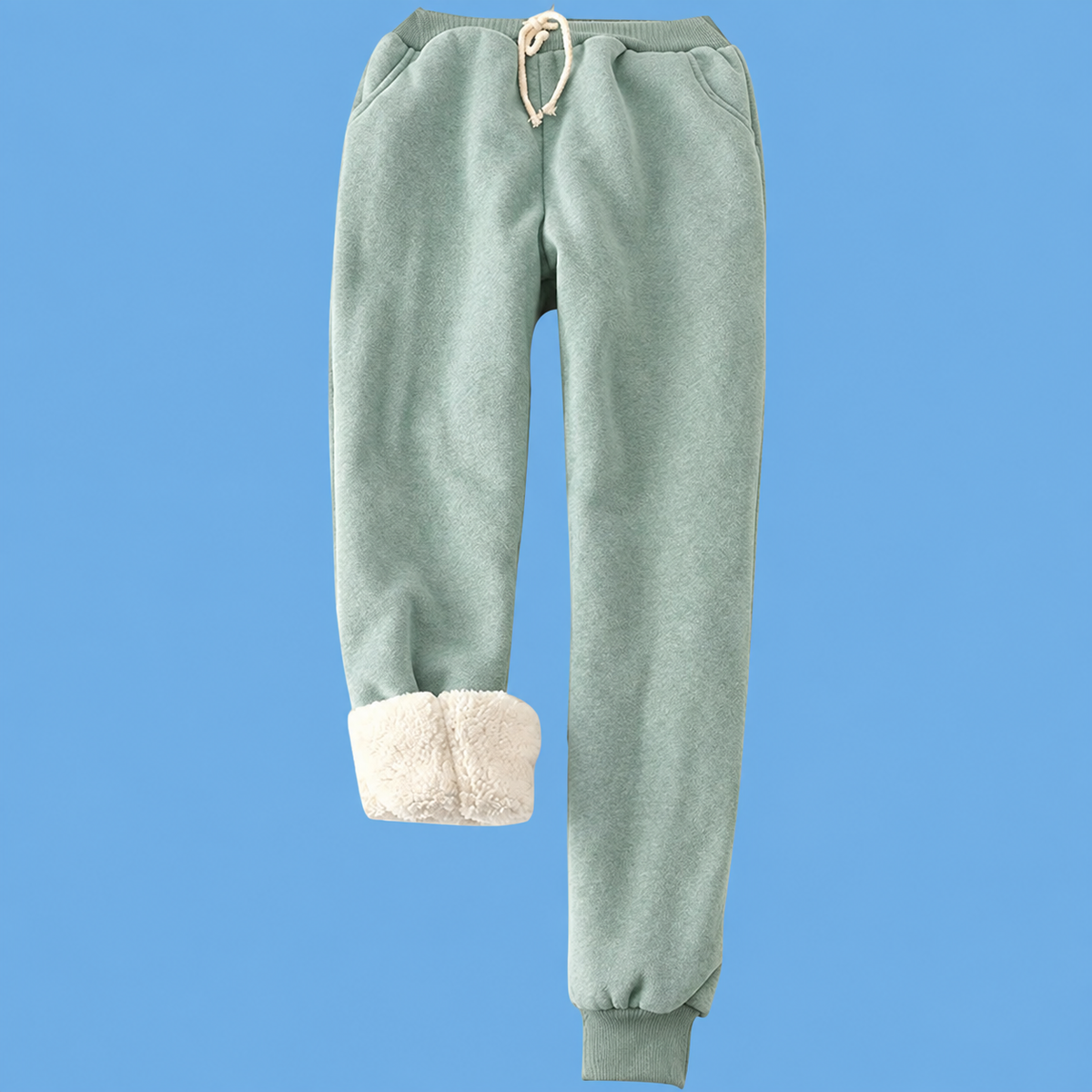 Hygo Women's Thermal Sherpa Fleece-Lined Jogger Pants