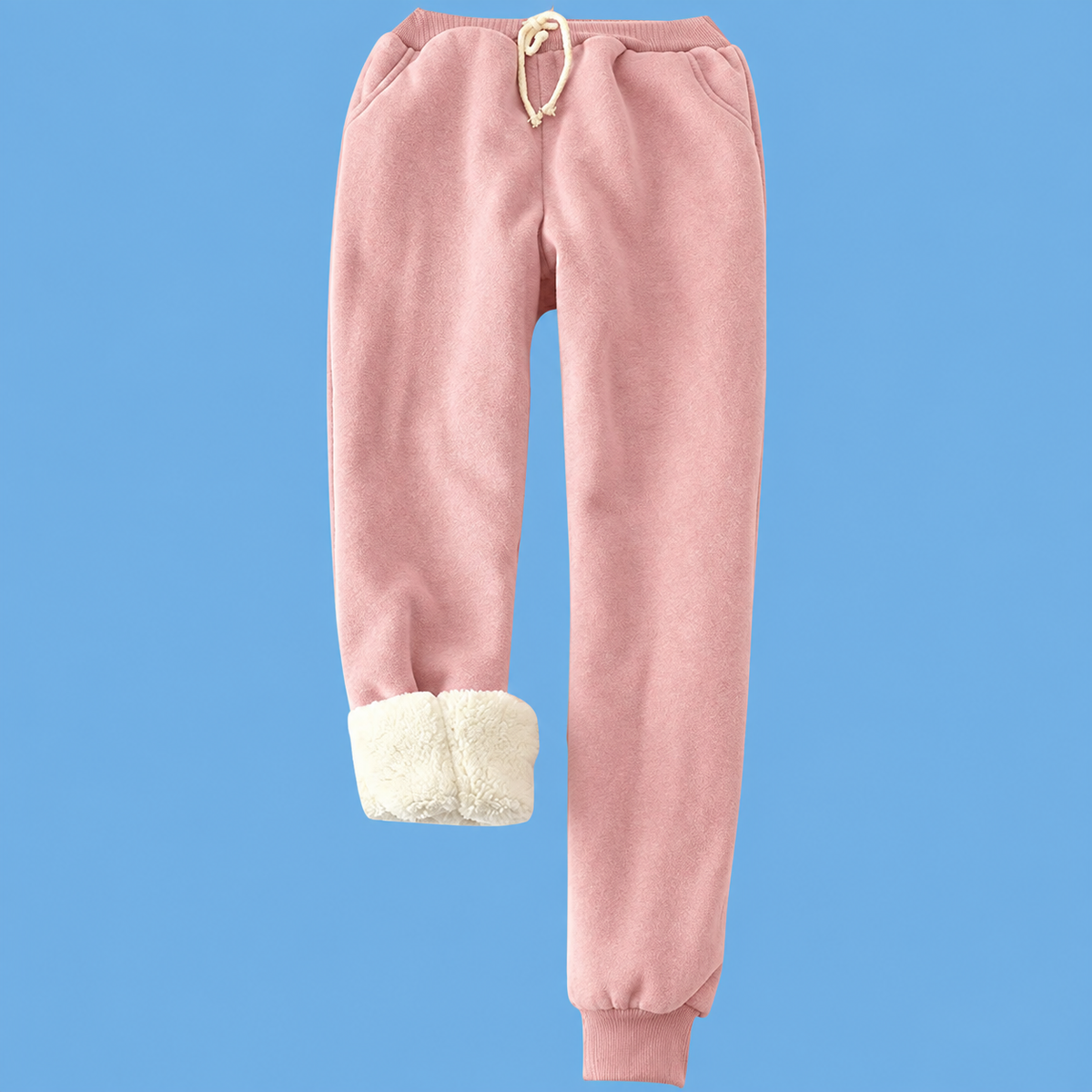 Hygo Women's Thermal Sherpa Fleece-Lined Jogger Pants