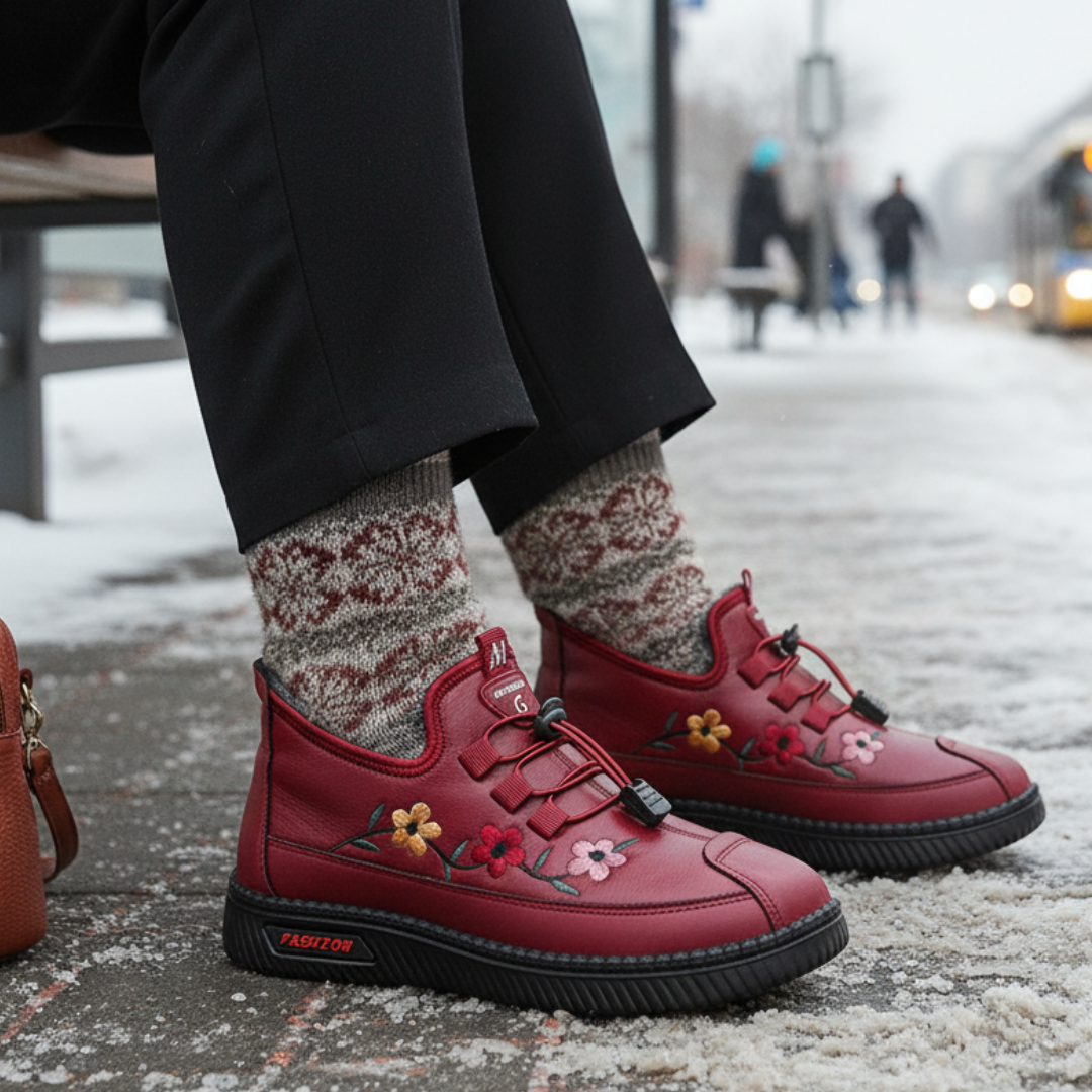 Hygo Floral – Winter Shoes for Warmth, Comfort & Style ❄🌸