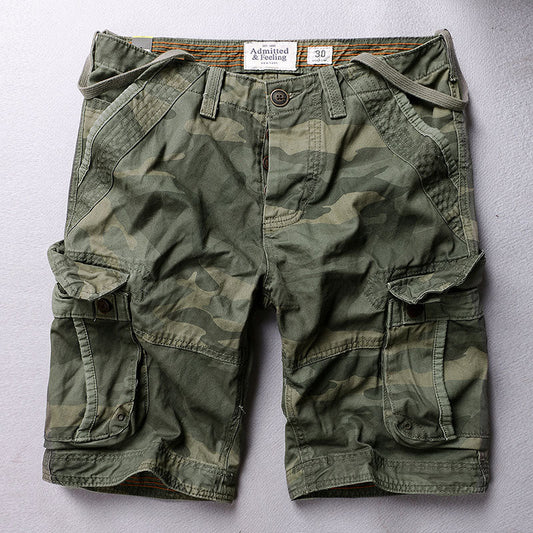 Hygosport Casual Camo Large Pocket Men's Shorts