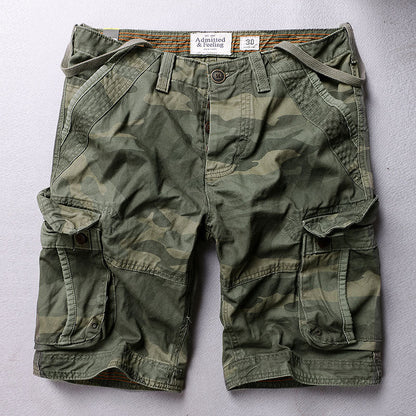 Hygosport Casual Camo Large Pocket Men's Shorts