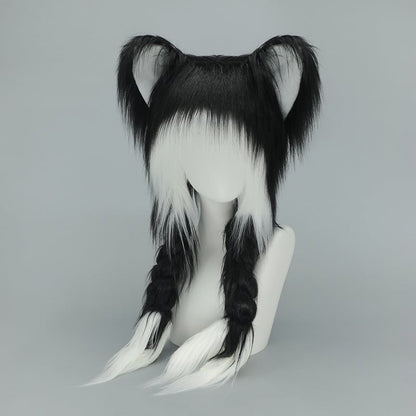 ⚡ Flash Sale – Fluffy Cat Ear Hat | Halloween & Christmas Cozy Plush Headwear