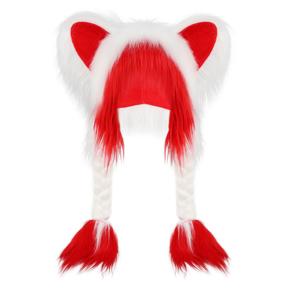 ⚡ Flash Sale – Fluffy Cat Ear Hat | Halloween & Christmas Cozy Plush Headwear