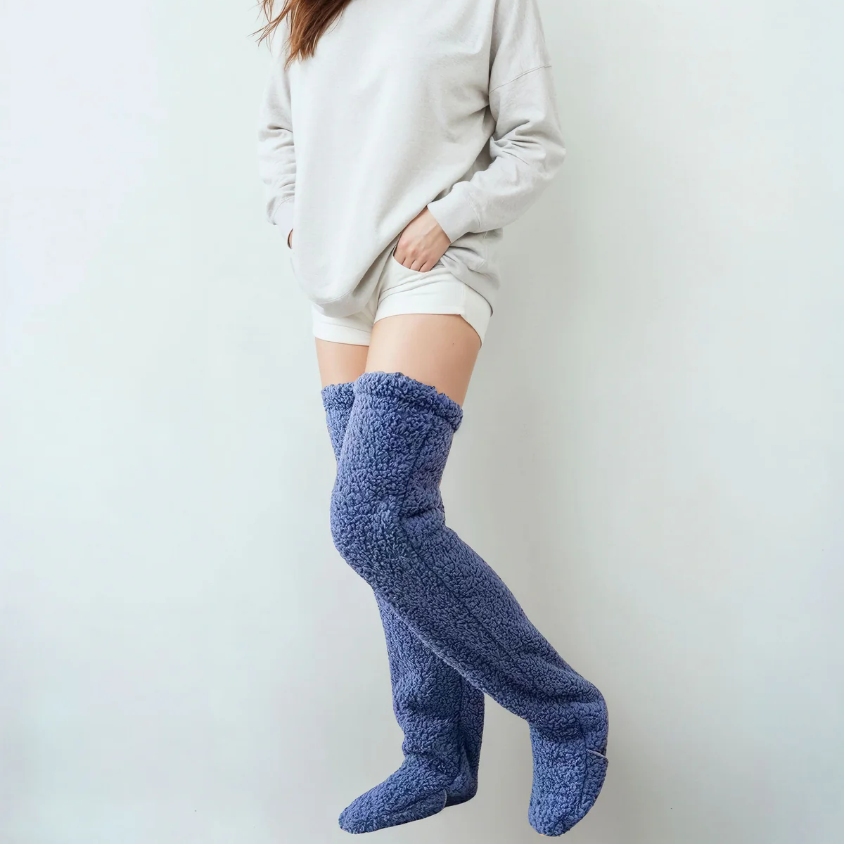 Hygo Cozy Over-the-Knee Fleece Socks