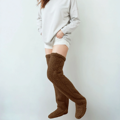 Hygo Cozy Over-the-Knee Fleece Socks